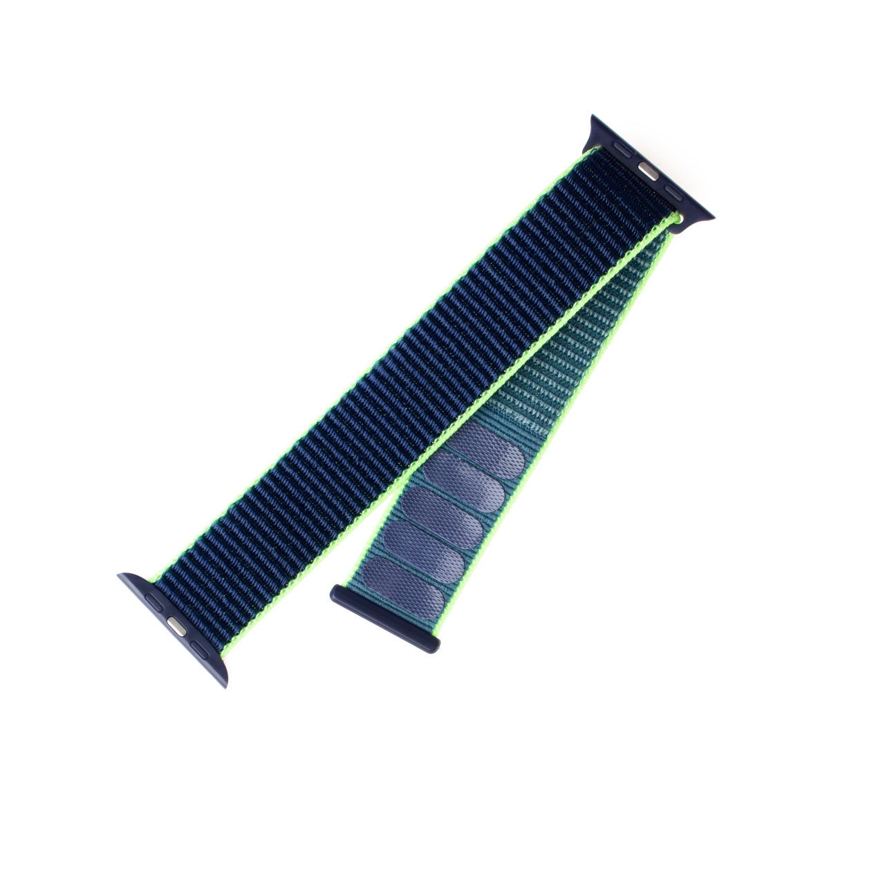 FIXED Nylonový řemínek Nylon Strap pro Apple Watch 38/40/41mm, neonově modrý