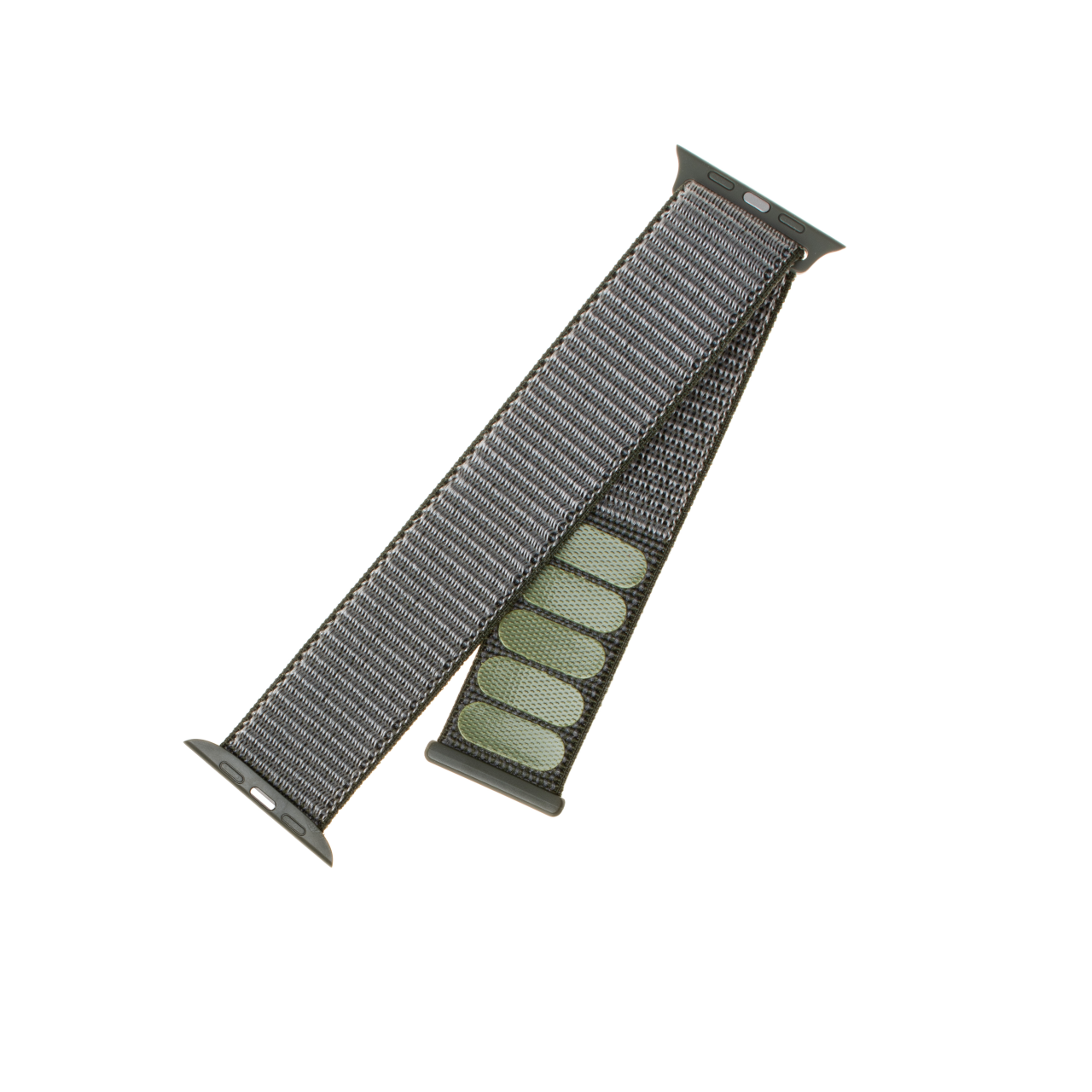 FIXED Nylonový řemínek Nylon Strap pro Apple Watch 38/40/41mm, olivový