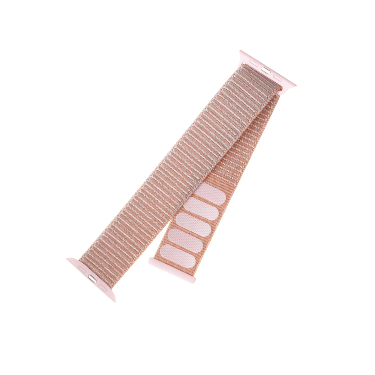 FIXED Nylonový řemínek Nylon Strap pro Apple Watch 38/40/41mm, růžově zlatý