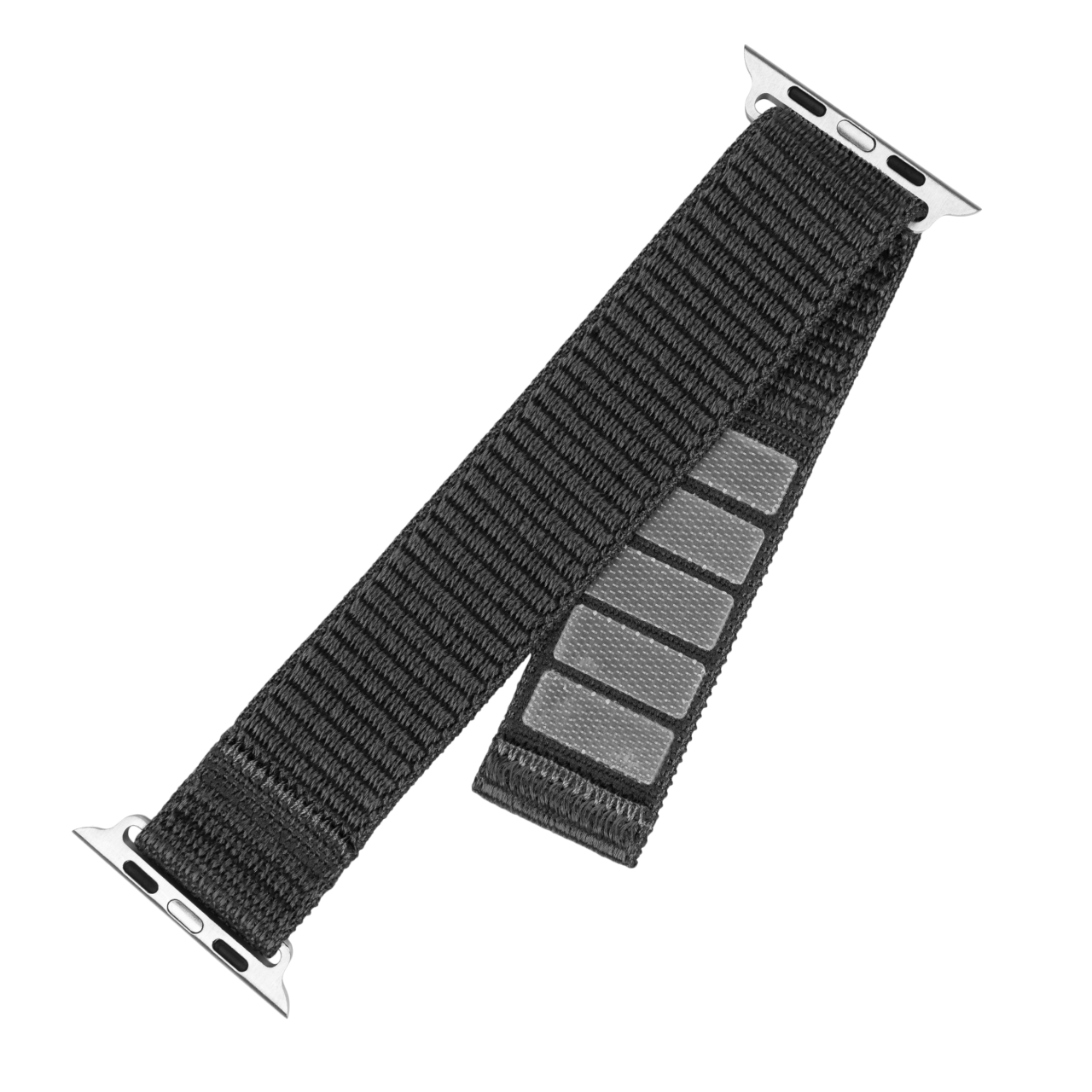 FIXED Nylonový řemínek Nylon Sporty Strap pro Apple Watch Ultra 49mm, tmavě šedý
