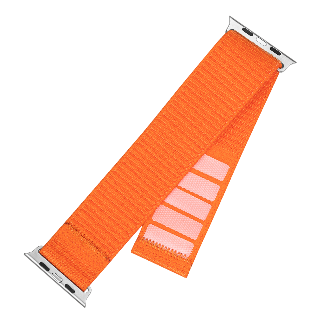 FIXED Nylonový řemínek Nylon Sporty Strap pro Apple Watch Ultra 49mm, oranžový