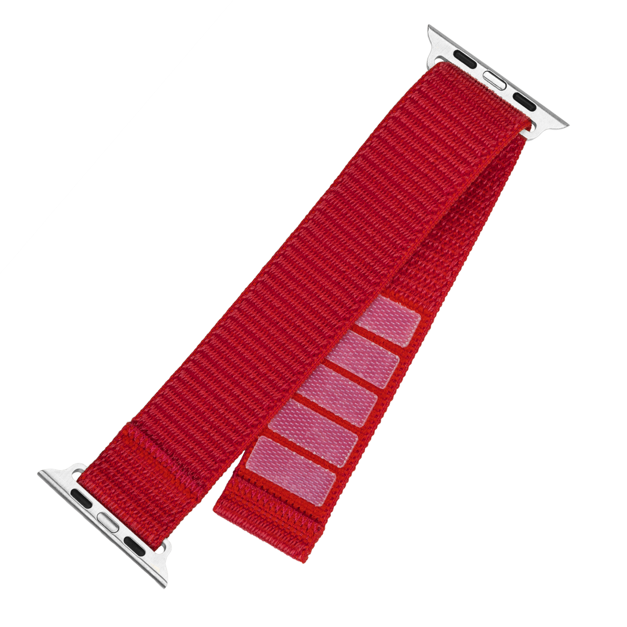 FIXED Nylonový řemínek Nylon Sporty Strap pro Apple Watch Ultra 49mm, červený