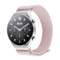 FIXED Nylonový řemínek Nylon Sporty Strap s Quick Release 20mm pro smartwatch, růžově zlatý