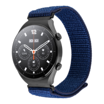 FIXED Nylonový řemínek Nylon Sporty Strap s Quick Release 22mm pro smartwatch, tmavě modrý