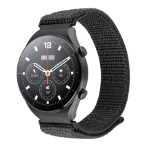 FIXED Nylonový řemínek Nylon Sporty Strap s Quick Release 22mm pro smartwatch, tmavě šedý