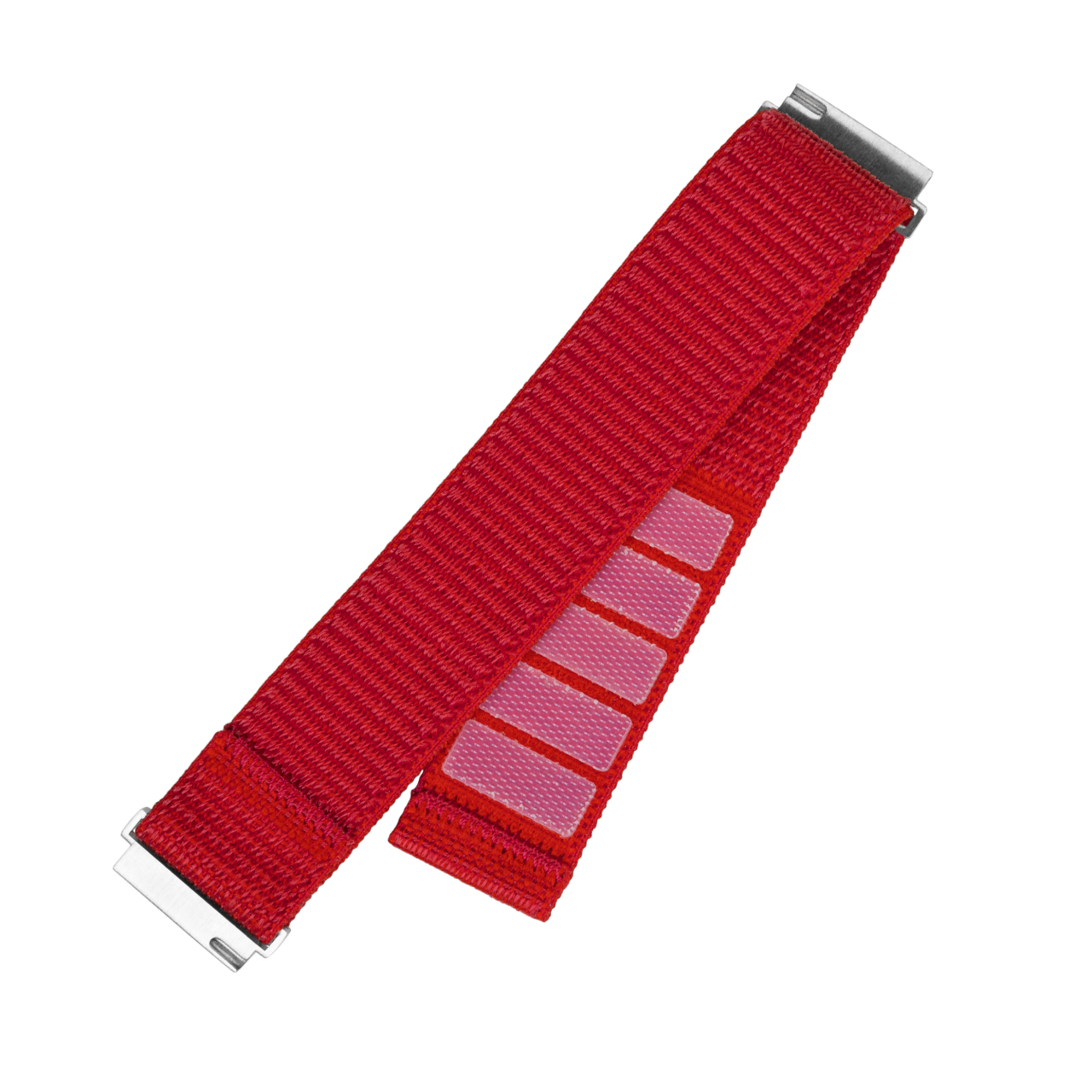 FIXED Nylonový řemínek Nylon Sporty Strap s Quick Release 22mm pro smartwatch, červený