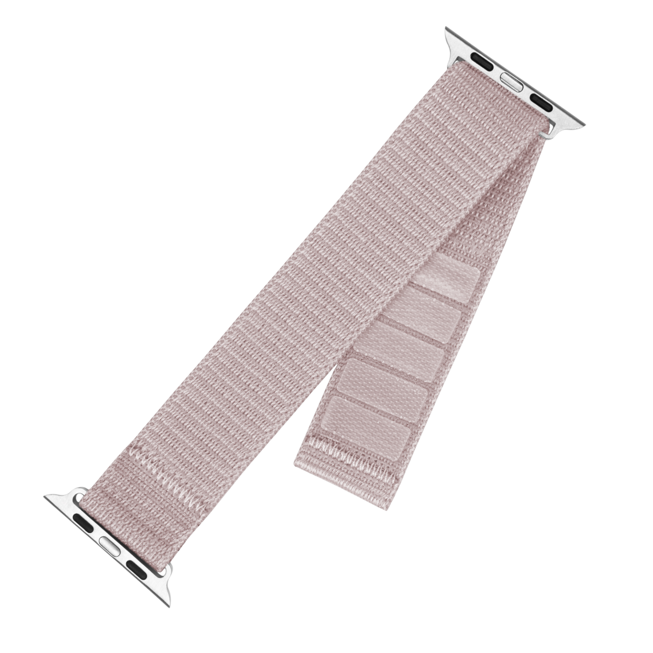 FIXED Nylonový řemínek Nylon Sporty Strap pro Apple Watch 38/40/41mm, růžově zlatý