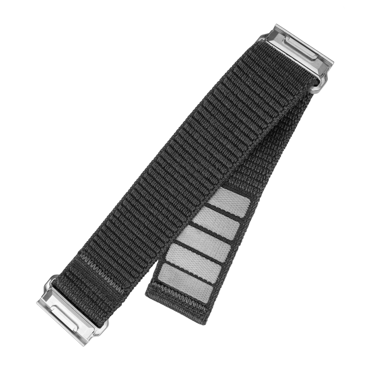 FIXED Nylonový řemínek Nylon Sporty Strap pro Garmin QuickFit 22mm, tmavě šedý