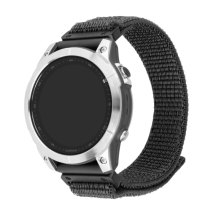 FIXED Nylonový řemínek Nylon Sporty Strap pro Garmin QuickFit 22mm, tmavě šedý