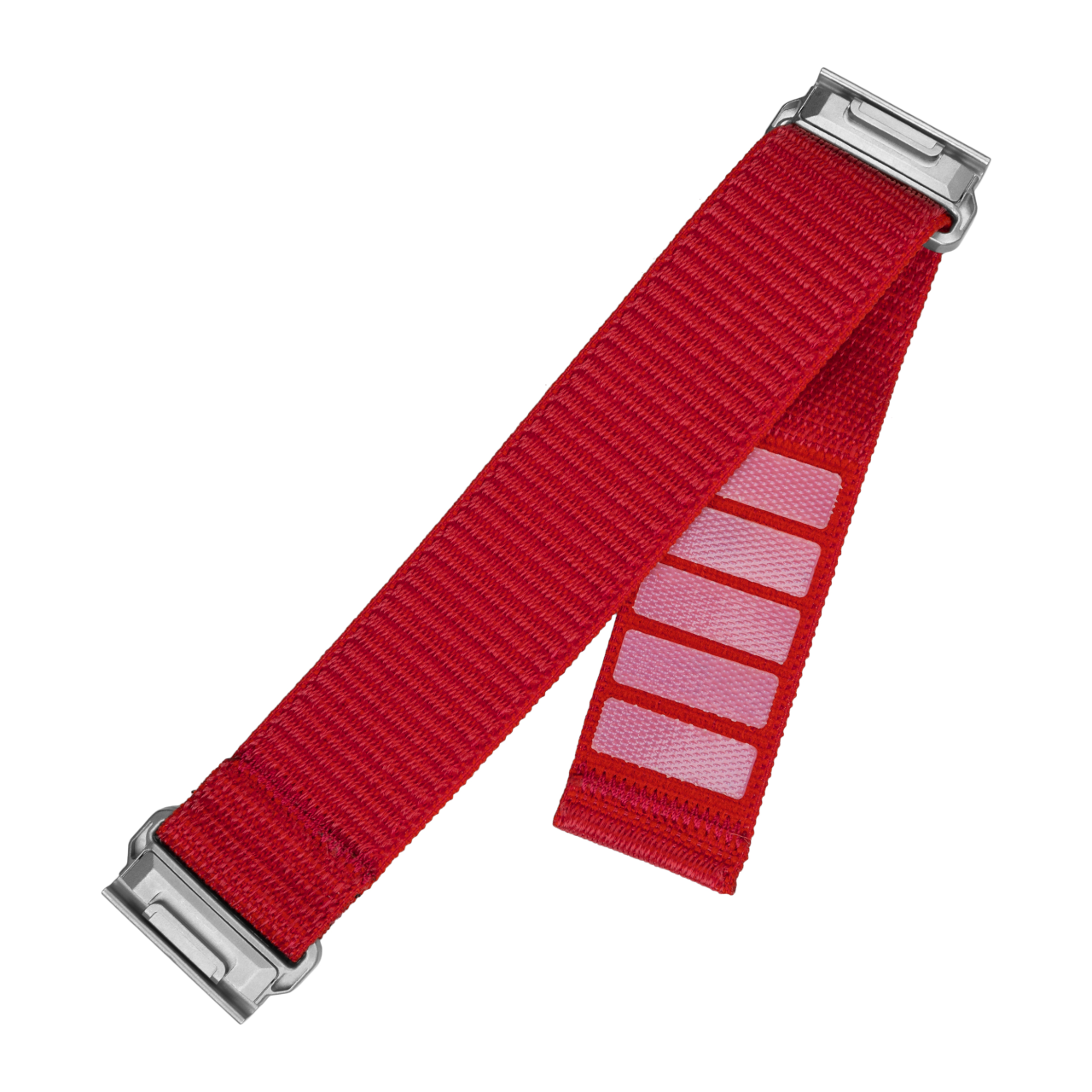 FIXED Nylonový řemínek Nylon Sporty Strap pro Garmin QuickFit 22mm, červený
