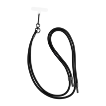 FIXED Univerzální šňůrka NeckUni pro telefony se zadním krytem, černá