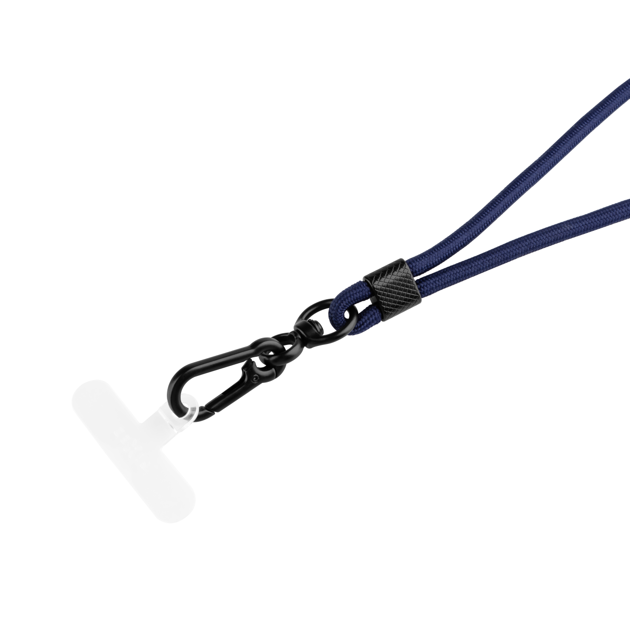 FIXED Univerzální šňůrka NeckUni pro telefony se zadním krytem, modrá