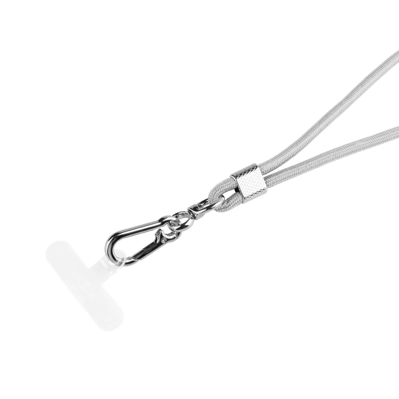 FIXED Univerzální šňůrka NeckUni pro telefony se zadním krytem, šedá