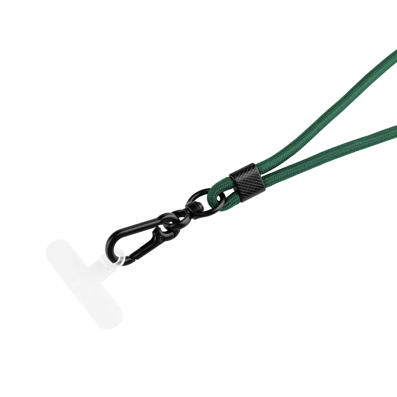 FIXED Univerzální šňůrka NeckUni pro telefony se zadním krytem, zelená