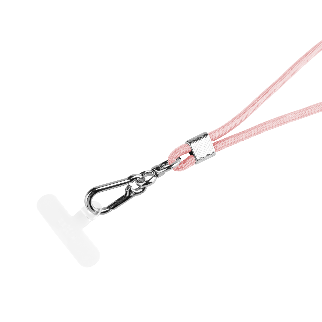 FIXED Univerzální šňůrka NeckUni pro telefony se zadním krytem, růžová