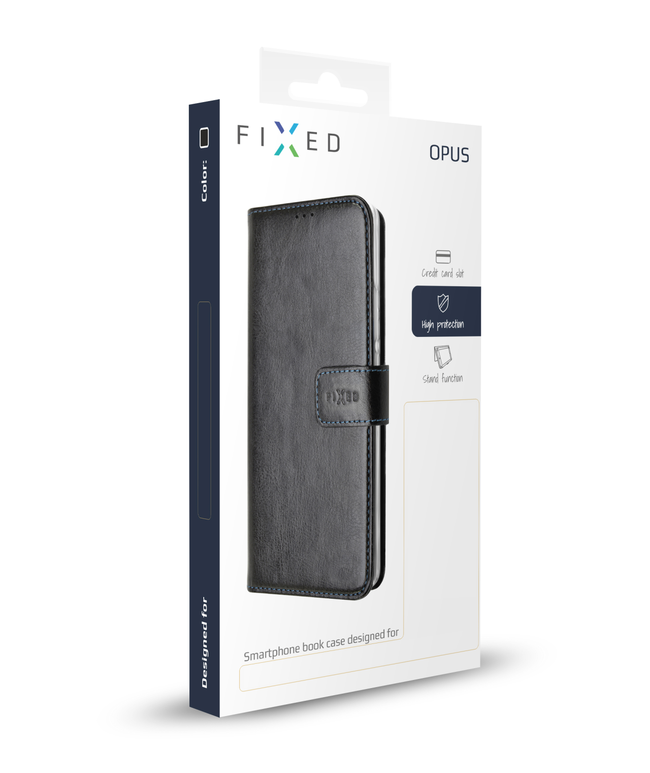 FIXED Pouzdro typu kniha Opus pro Apple iPhone 11, černé