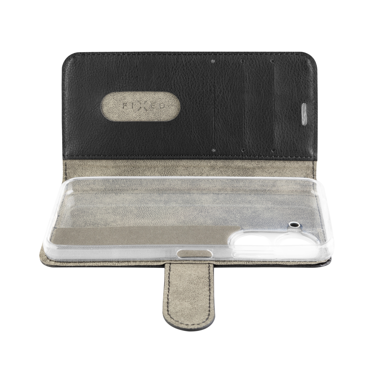 FIXED Pouzdro typu kniha Opus pro Asus Zenfone 10, černé