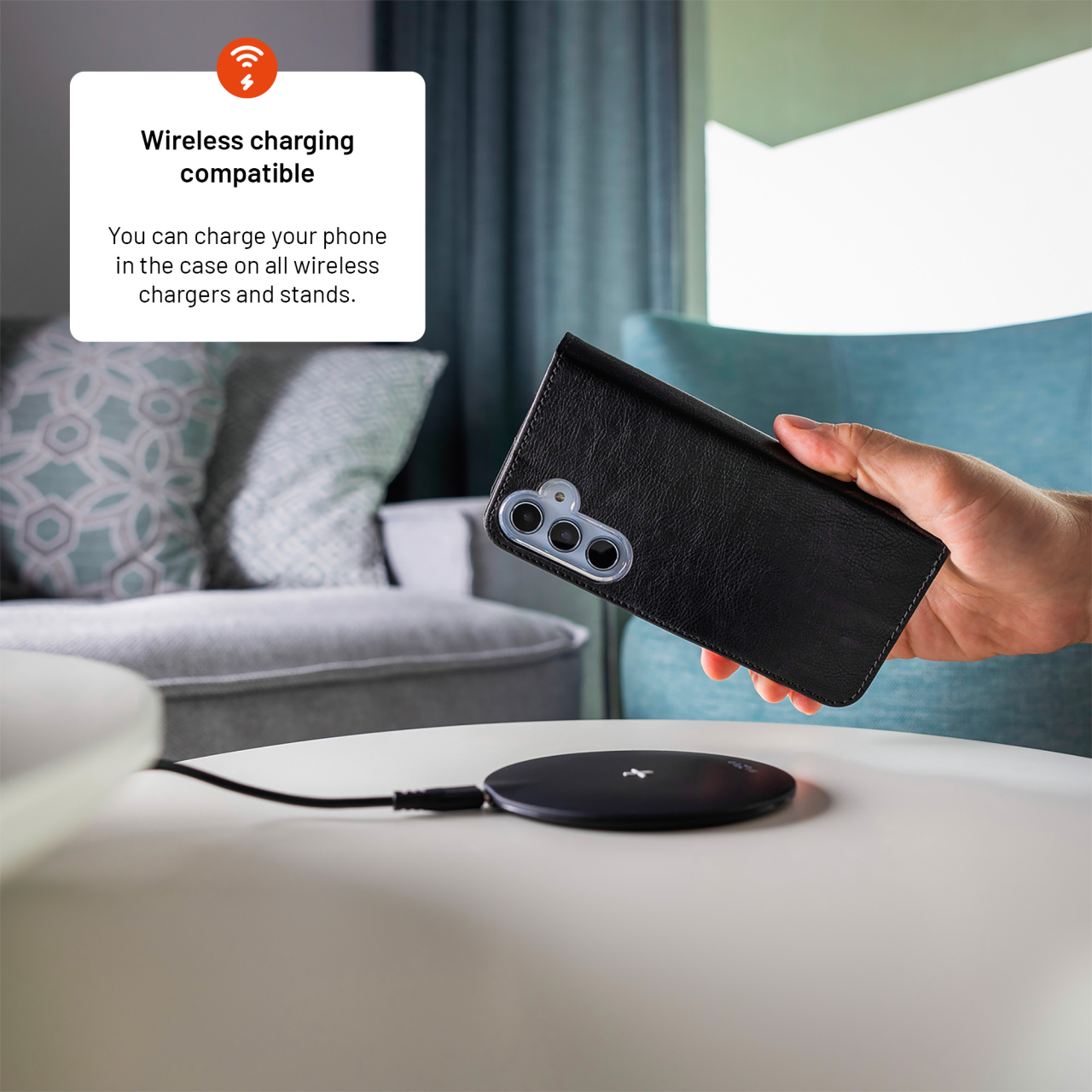 FIXED Pouzdro typu kniha Opus pro Samsung Galaxy S24 Ultra, černé