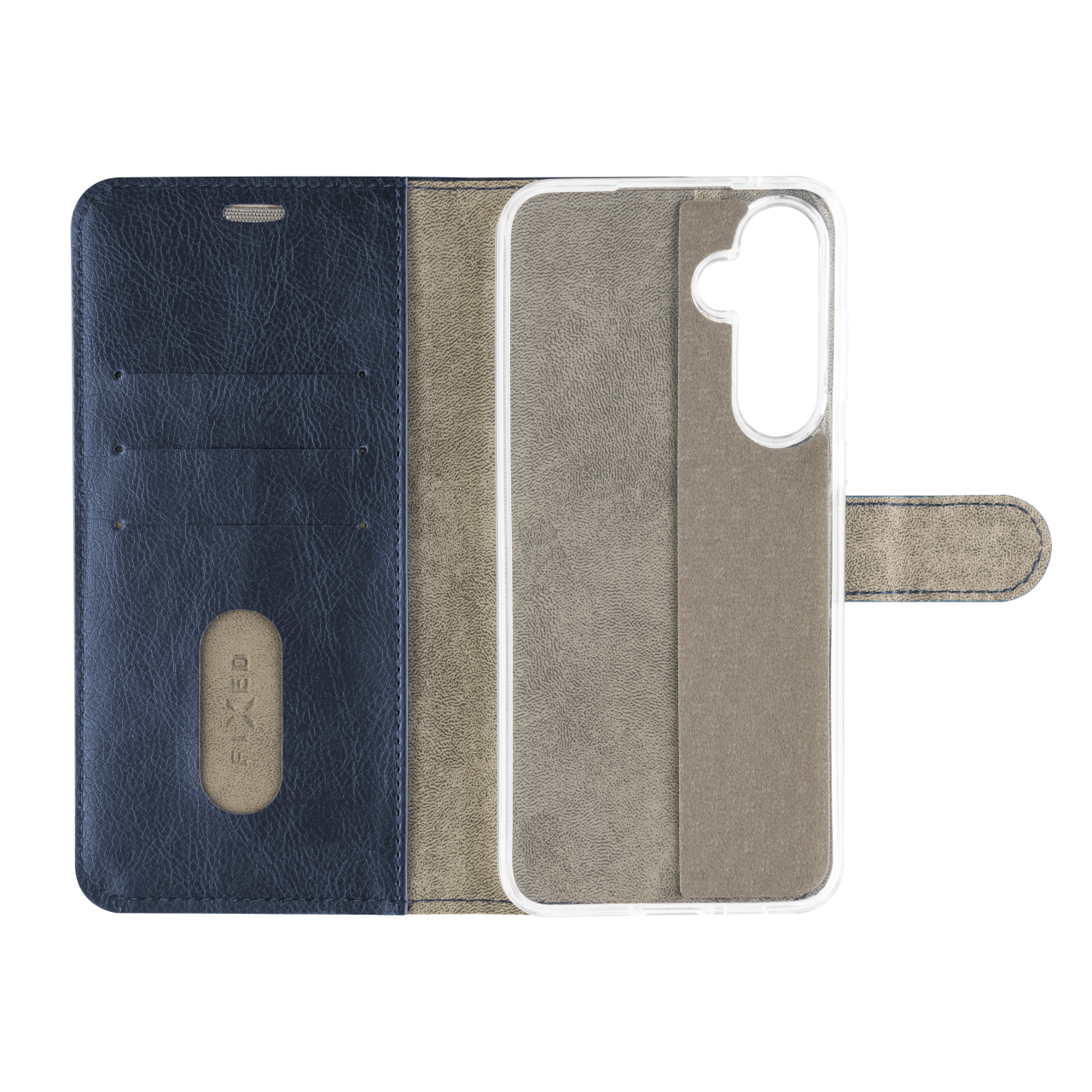 FIXED Pouzdro typu kniha Opus pro Samsung Galaxy A15/A15 5G, modré
