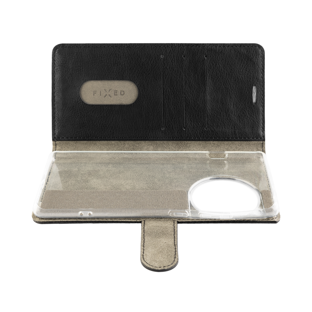 FIXED Pouzdro typu kniha Opus pro OnePlus 12R, černé