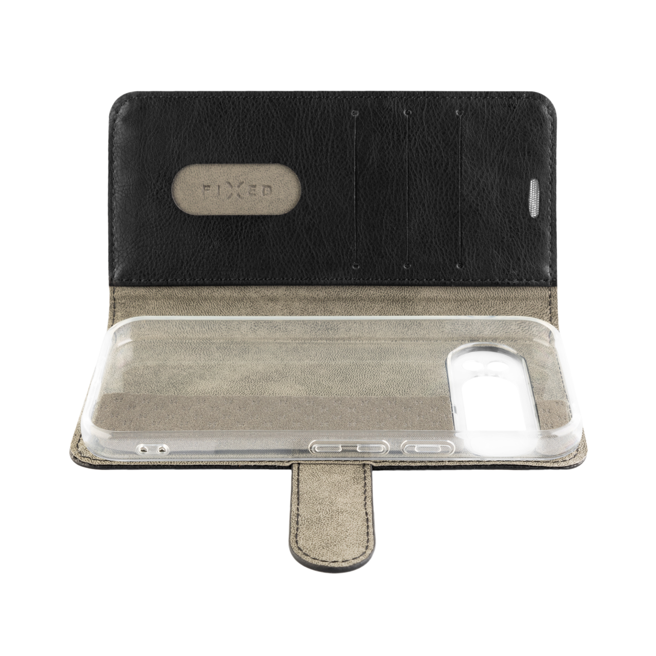 FIXED Pouzdro typu kniha Opus pro Google Pixel 9/9 Pro, černé
