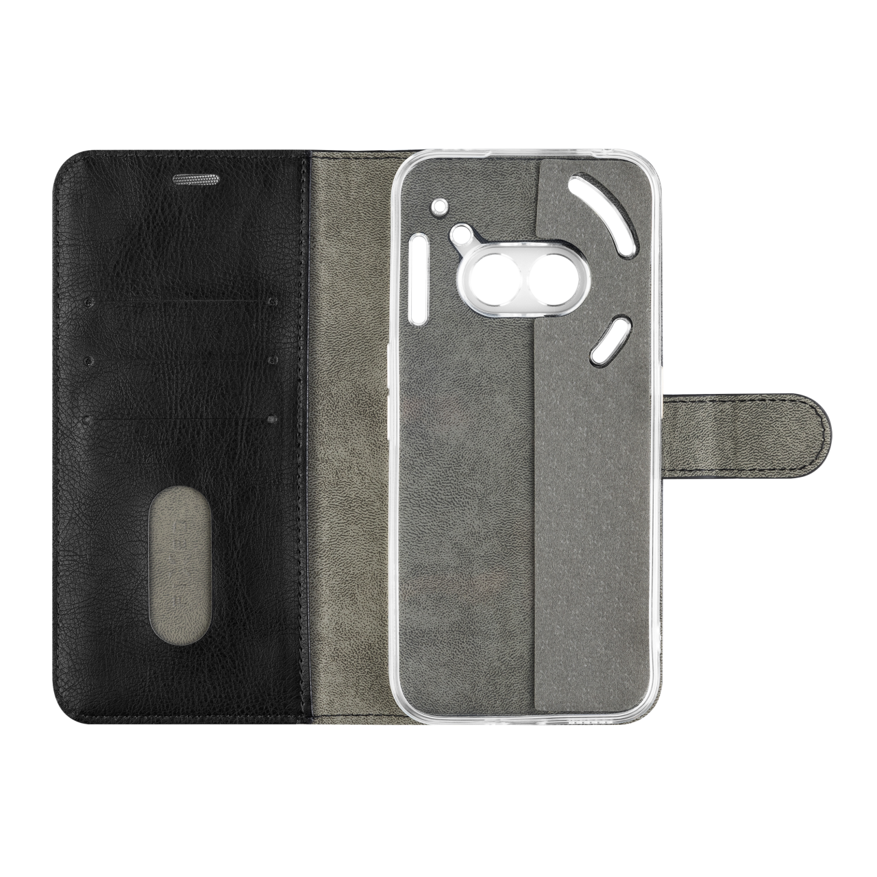 FIXED Pouzdro typu kniha Opus pro Nothing Phone (2a)/(2a) Plus, černé