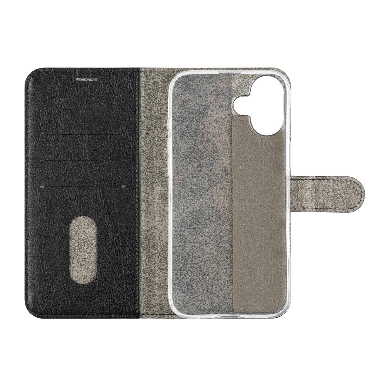 FIXED Pouzdro typu kniha Opus pro Apple iPhone 16, černé