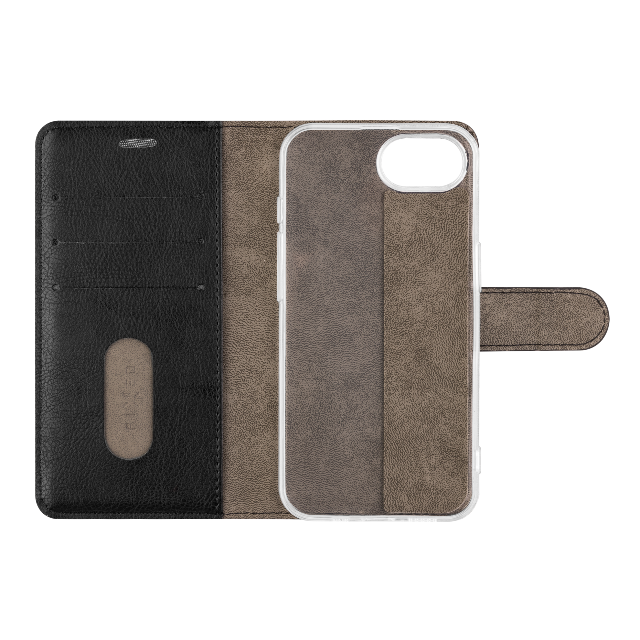 FIXED Pouzdro typu kniha Opus pro Apple iPhone 16e / iPhone 17e, černé