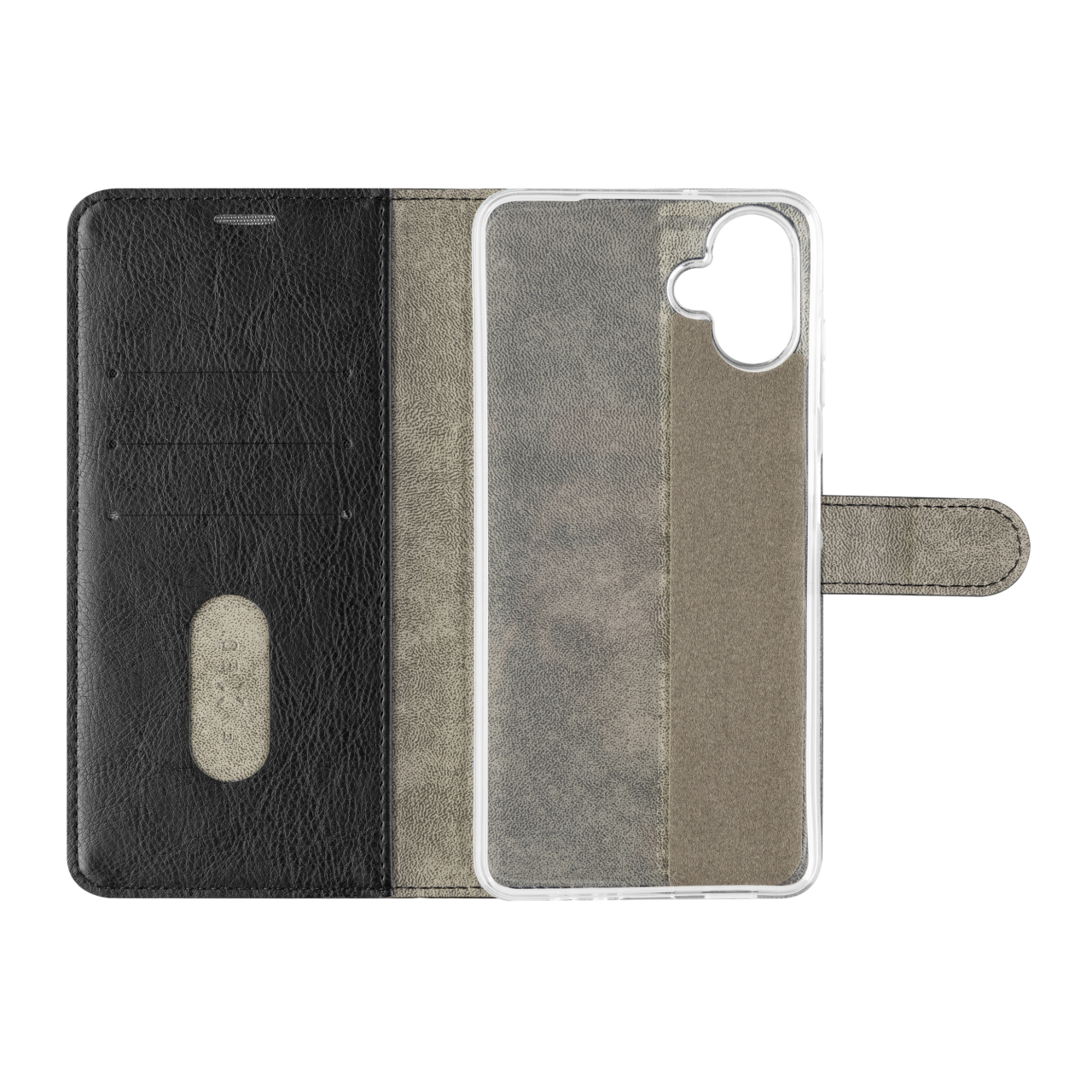 FIXED Opus knížkové pouzdro Samsung Galaxy A06 – černé