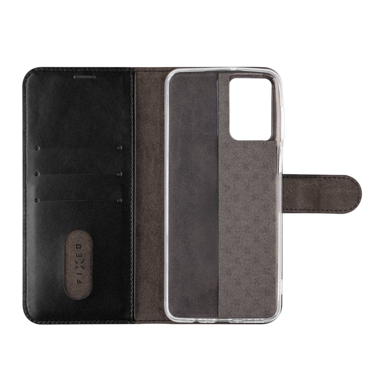 FIXED Pouzdro typu kniha Opus pro Motorola Moto G55 5G, černé