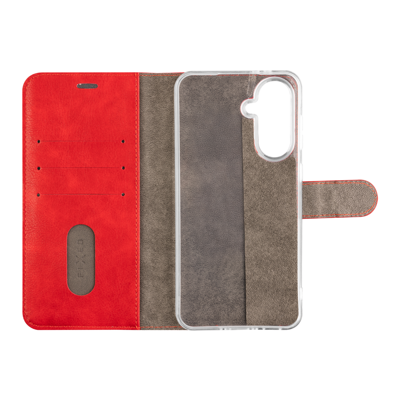 FIXED Pouzdro typu kniha Opus pro Samsung Galaxy A36 5G, červené