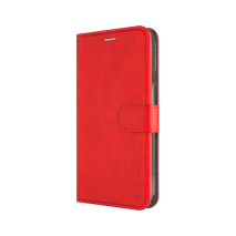 FIXED Pouzdro typu kniha Opus pro Samsung Galaxy S25, červené