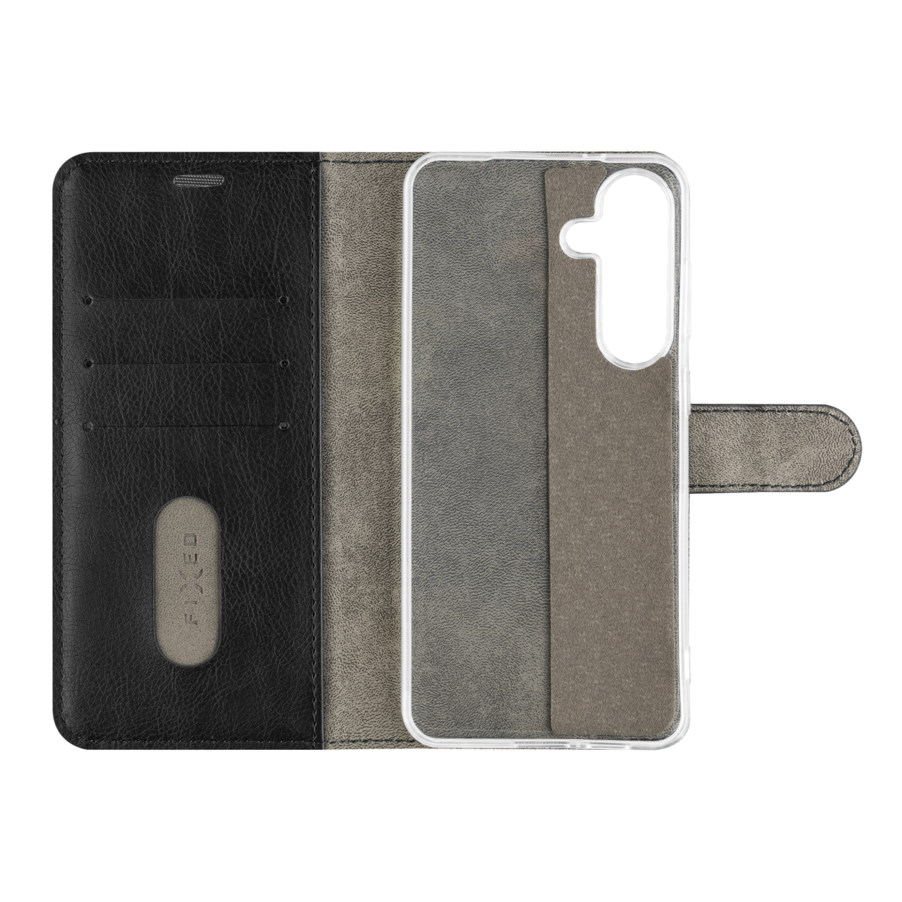 FIXED Pouzdro typu kniha Opus pro Samsung Galaxy S25+, černé