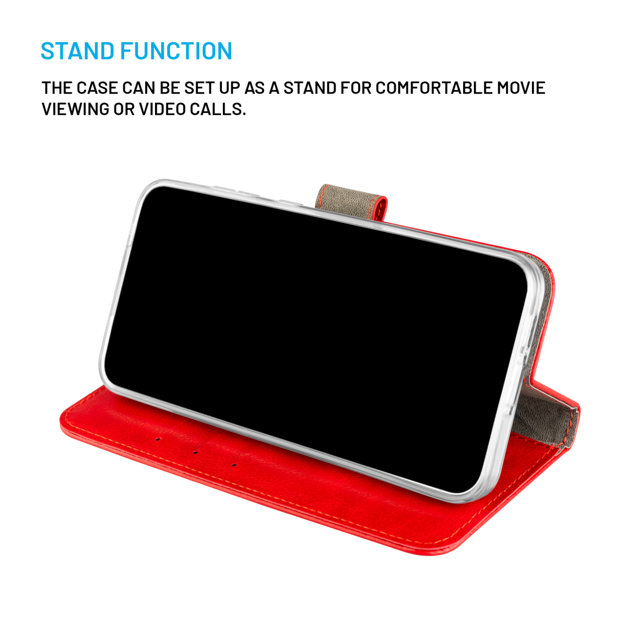 FIXED Pouzdro typu kniha Opus pro Samsung Galaxy S25+, červené