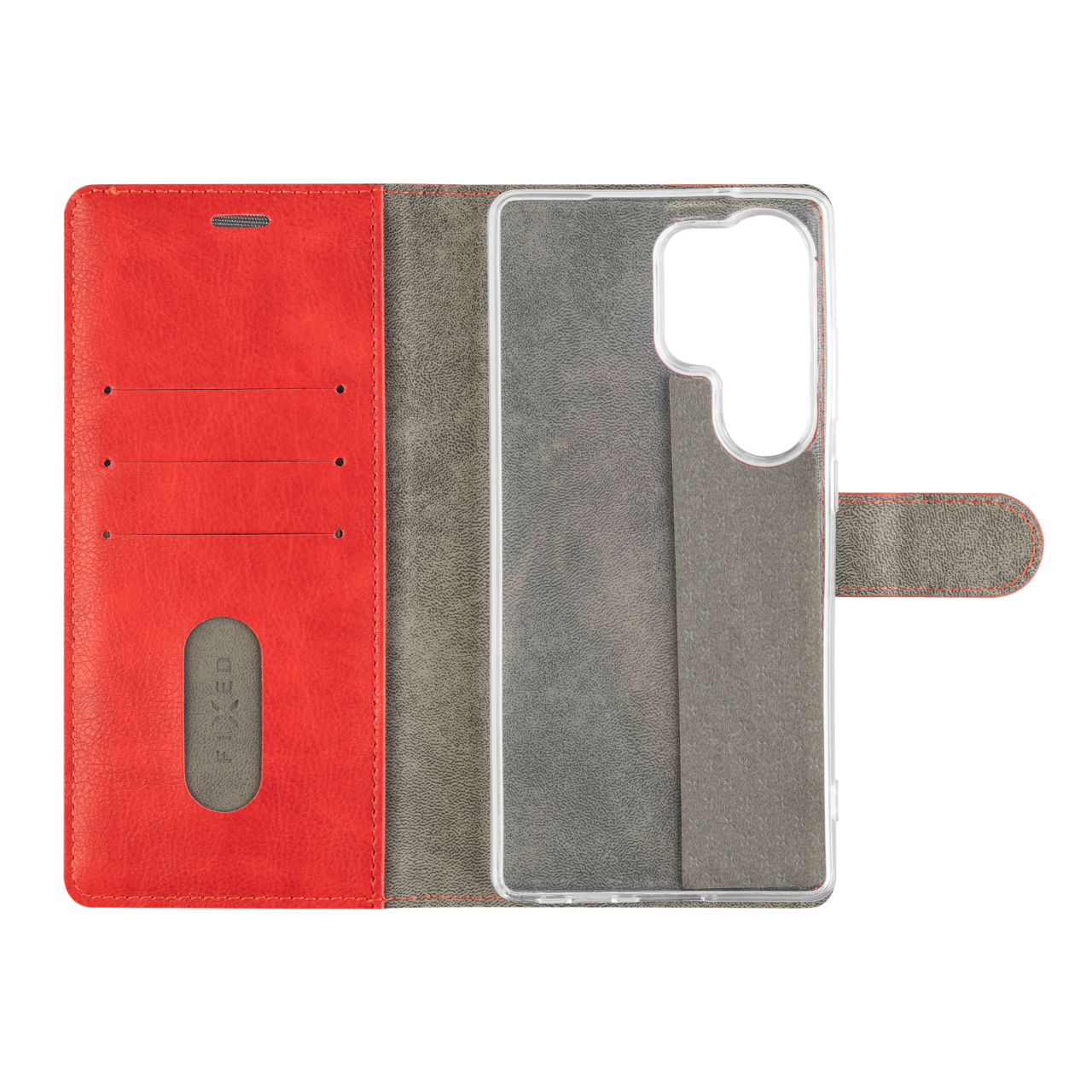FIXED Pouzdro typu kniha Opus pro Samsung Galaxy S25 Ultra, červené