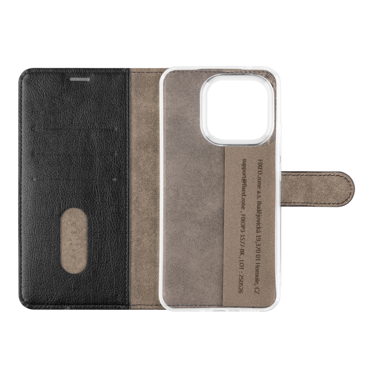 Flipové pouzdro FIXED Opus pro Xiaomi 15T černé