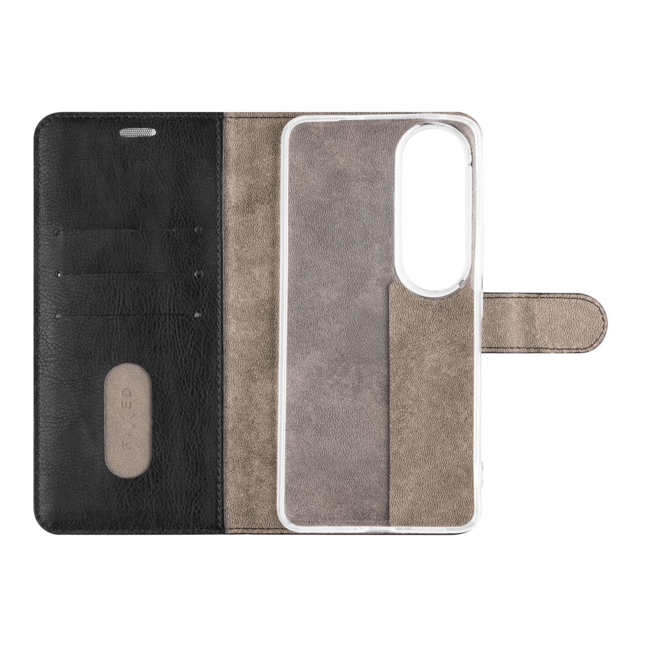 Pouzdro typu kniha FIXED Opus pro Vivo V50 Lite 4G/5G, černé