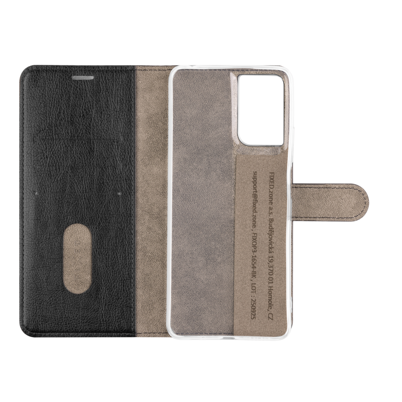 Pouzdro typu kniha FIXED Opus pro Motorola Moto G06/Power, černé