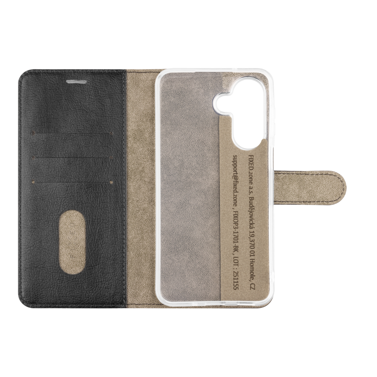 Pouzdro typu kniha FIXED Opus pro Samsung Galaxy A27 5G, černé