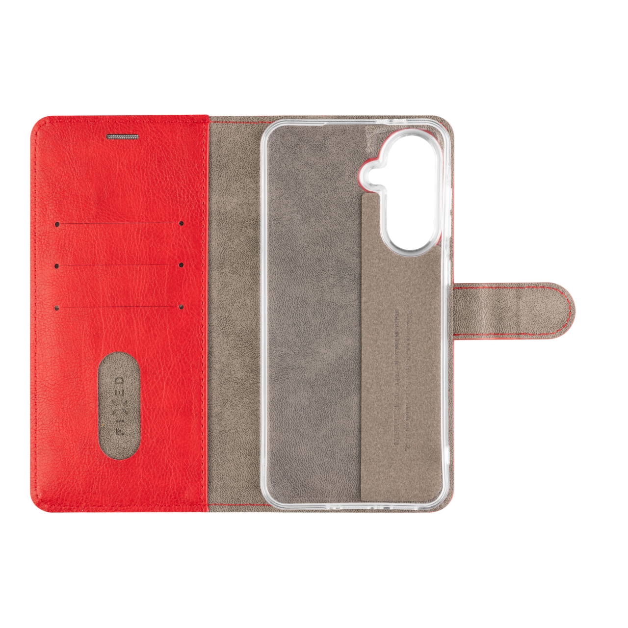 Flip pouzdro FIXED Opus Samsung Galaxy A37 5G červené