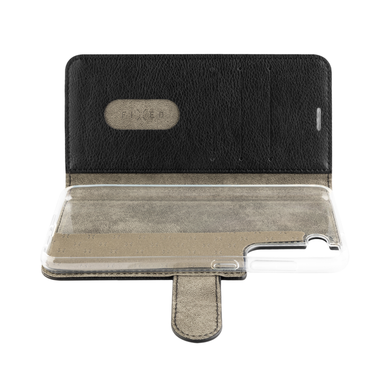 FIXED Pouzdro typu kniha Opus pro Samsung Galaxy S21 FE 5G, černé