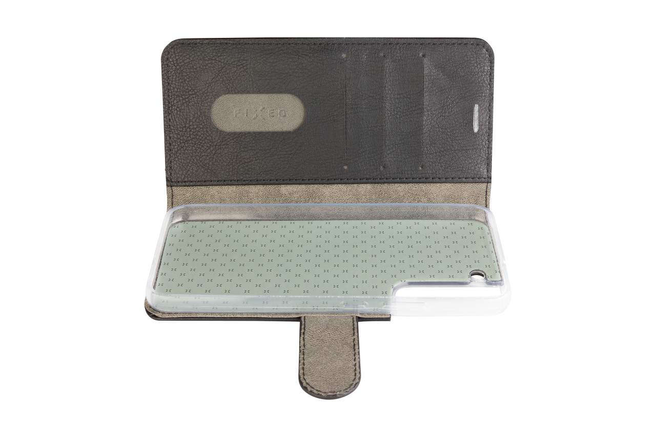 FIXED Pouzdro typu kniha Opus pro Samsung Galaxy S22+ 5G, černé