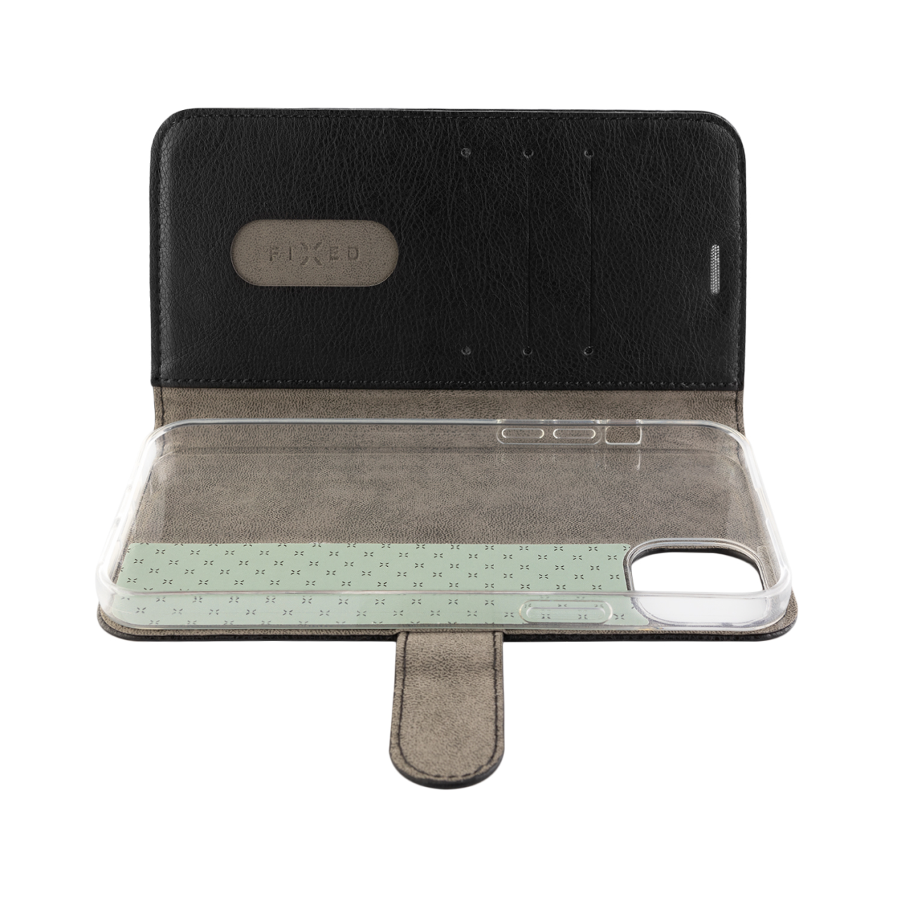 FIXED Pouzdro typu kniha Opus pro Apple iPhone 14 Plus, černé