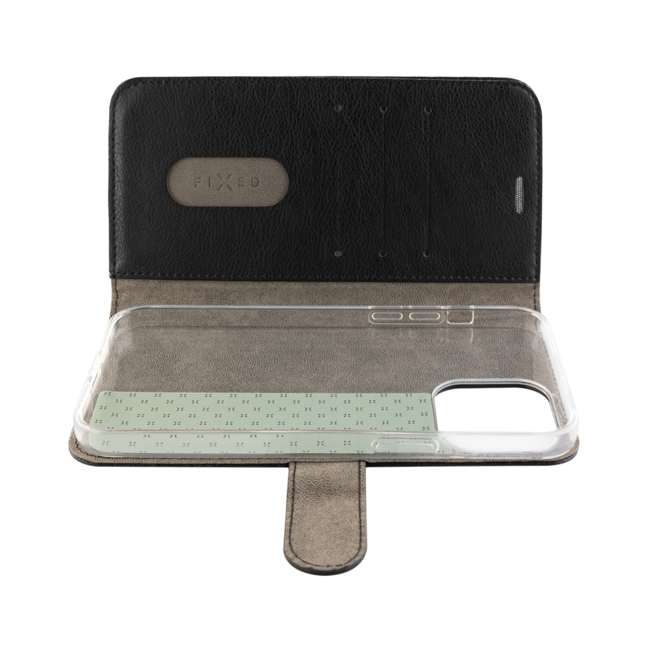 FIXED Pouzdro typu kniha Opus pro Apple iPhone 14 Pro Max, černé