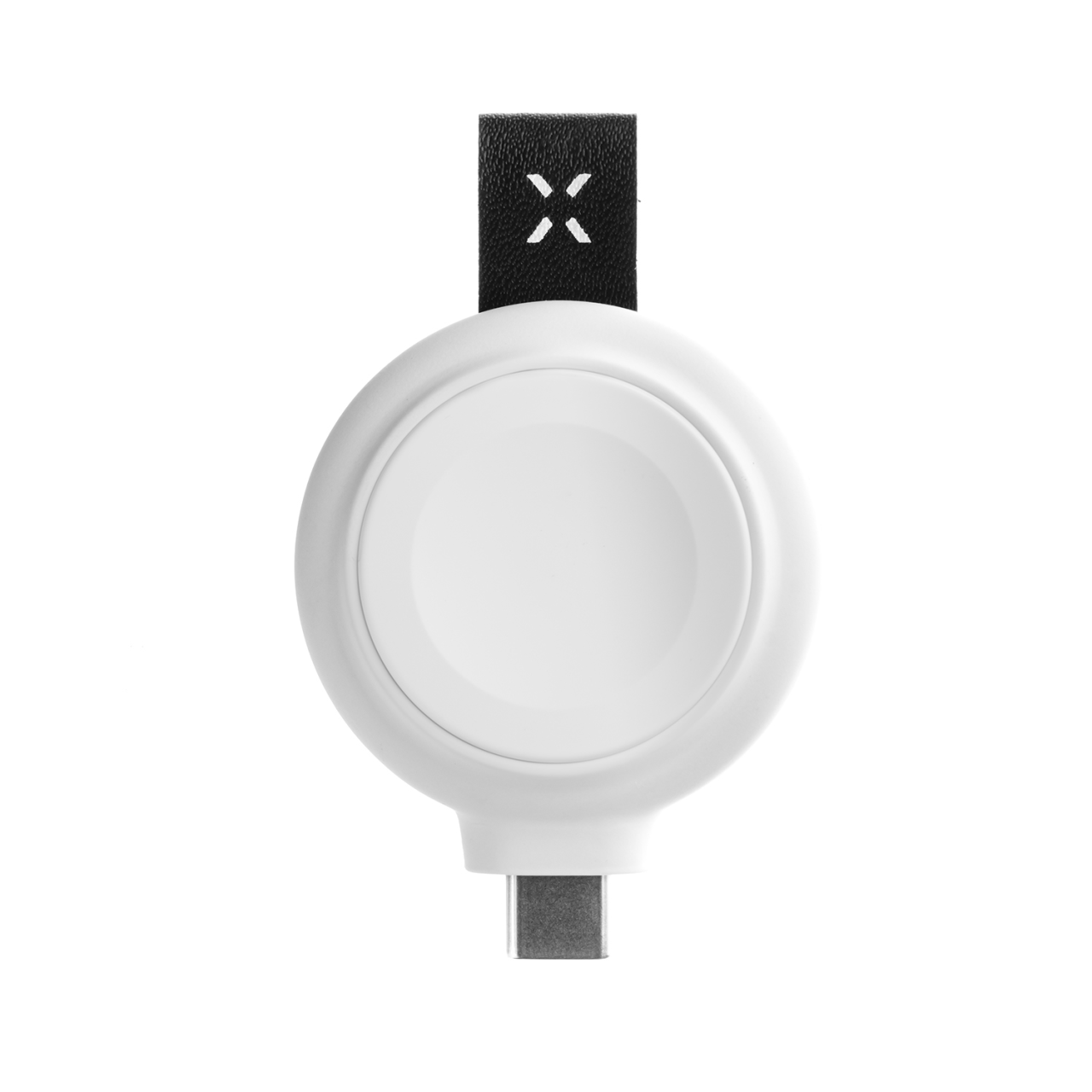 FIXED Magnetický nabíjecí adaptér Orb pro Apple Watch s podporou rychlonabíjení, MFI certifikace, bílý