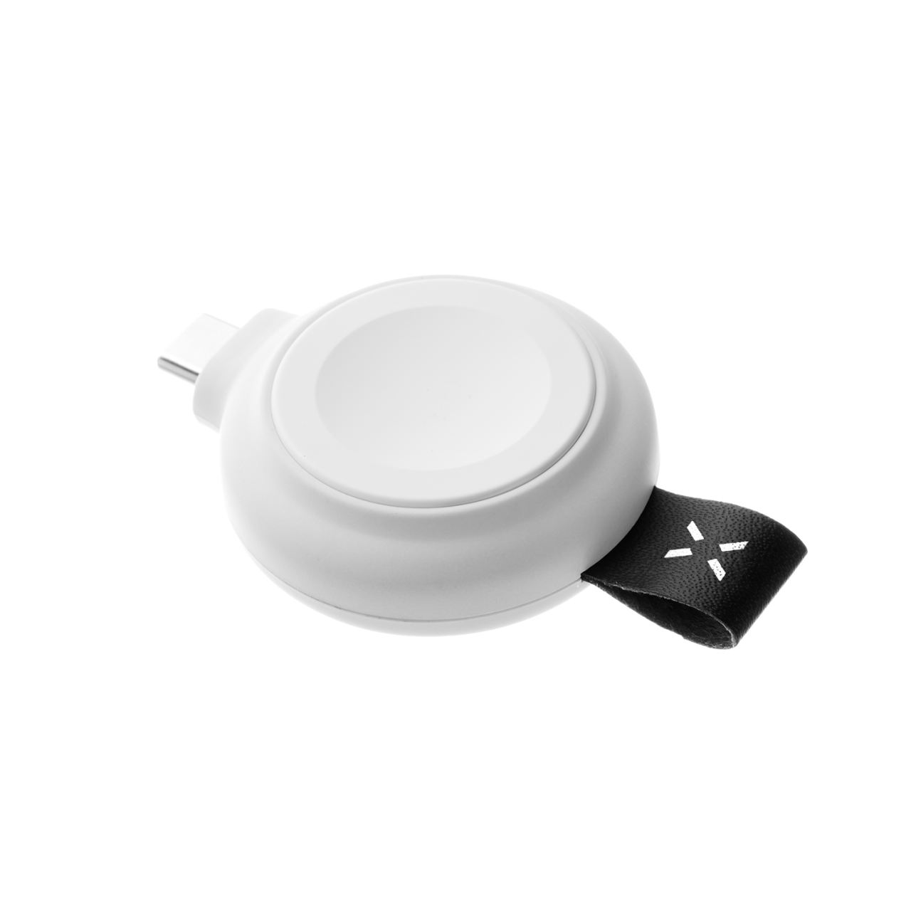 FIXED Magnetický nabíjecí adaptér Orb pro Apple Watch s podporou rychlonabíjení, MFI certifikace, bílý