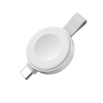 Nabíjecí USB-C adaptér FIXED Orb 2 pro Apple Watch s podporou rychlonabíjení, bílý