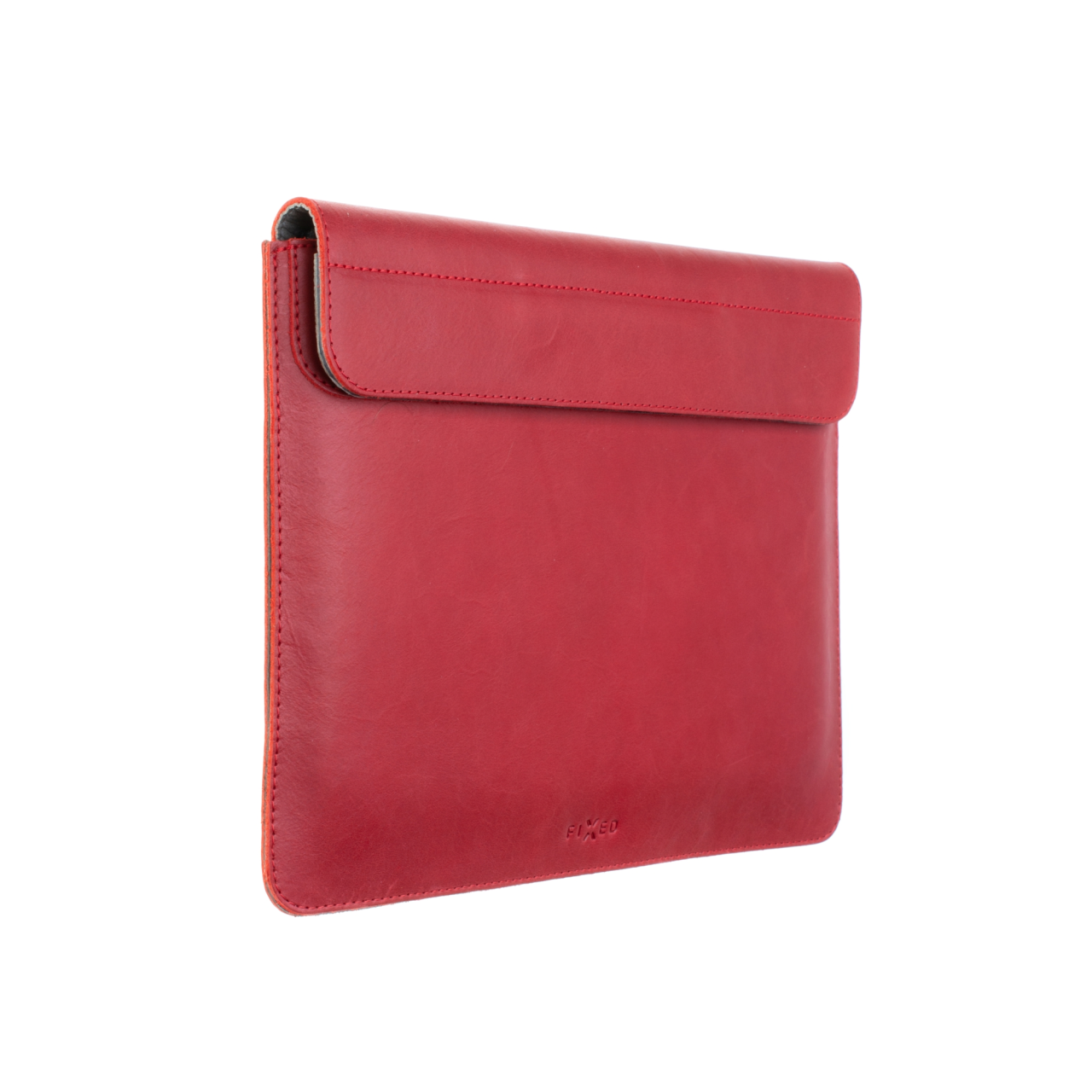 FIXED Kožené pouzdro Oxford pro všechny modely Apple iPad s úhlopříčkou displeje 10-11", červené