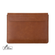 FIXED Kožené pouzdro Oxford pro Apple MacBook 12", hnědé