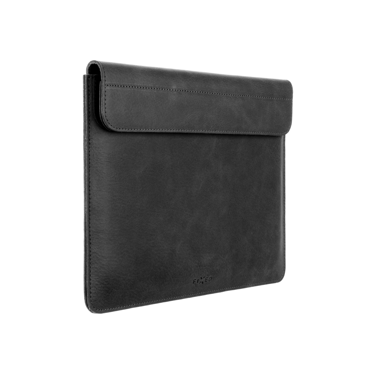 FIXED Kožené pouzdro Oxford pro Apple MacBook Pro 14" (2021/2023/2024), černé